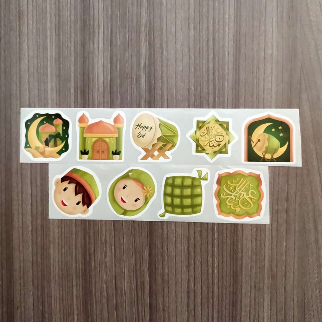 

Sticker Lebaran Stiker Bulat Stiker Label Idul Fitri Toples Kue Kering Hiasan Kertas Tempel Satuan 3.5x4cm