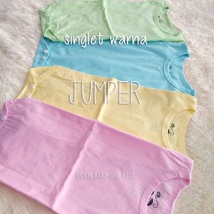 singlet kaos dalam jumper bayi warna