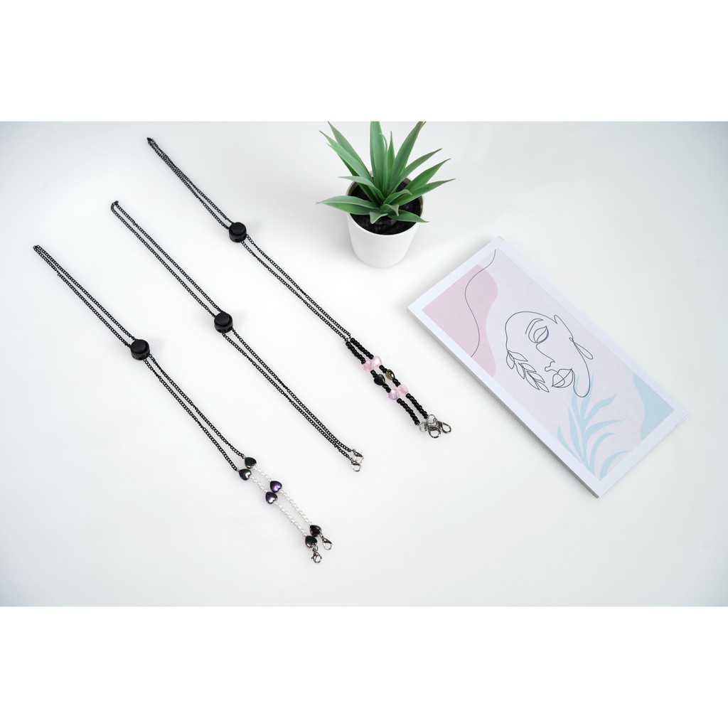 Strap Masker Kalung Masker Hijab / Strap Gantungan Tali Rantai