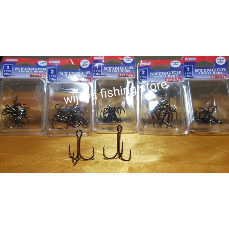 mata pancing trible hook kenzi no 1 2 4 dan 6
