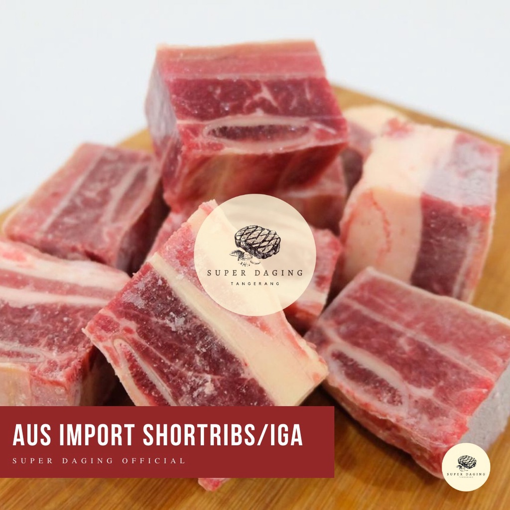 

AUS Import Shortribs / Iga Sapi Premium Impor AUS - 500g