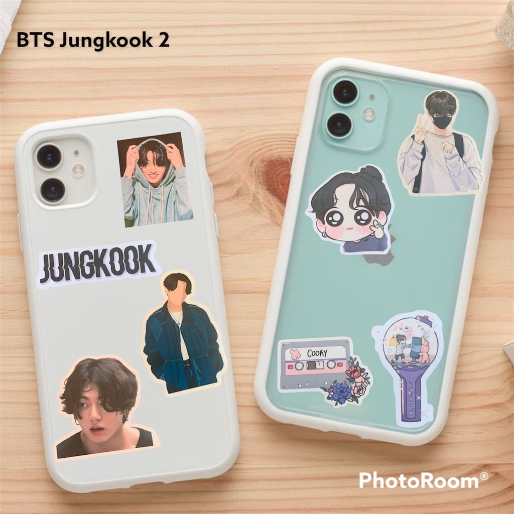 Sticker Pack Tumblr Aesthetic  BTS Set Jungkook V Taehyung Waterproof Hiasan Laptop Botol Tumbler Case Hp DIY Stiker Laptop Notebook