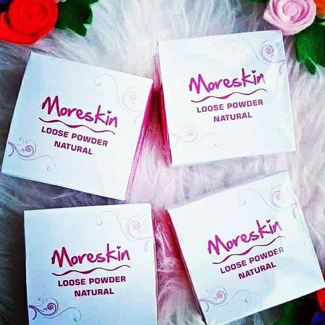 Moreskin Loose Powder - bedak Pemutih Wajah Menyamarkan Flek Hitam Bekas Jerawat