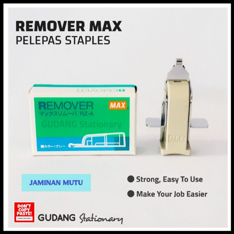 

Baru Remover Pelepas Staples Max