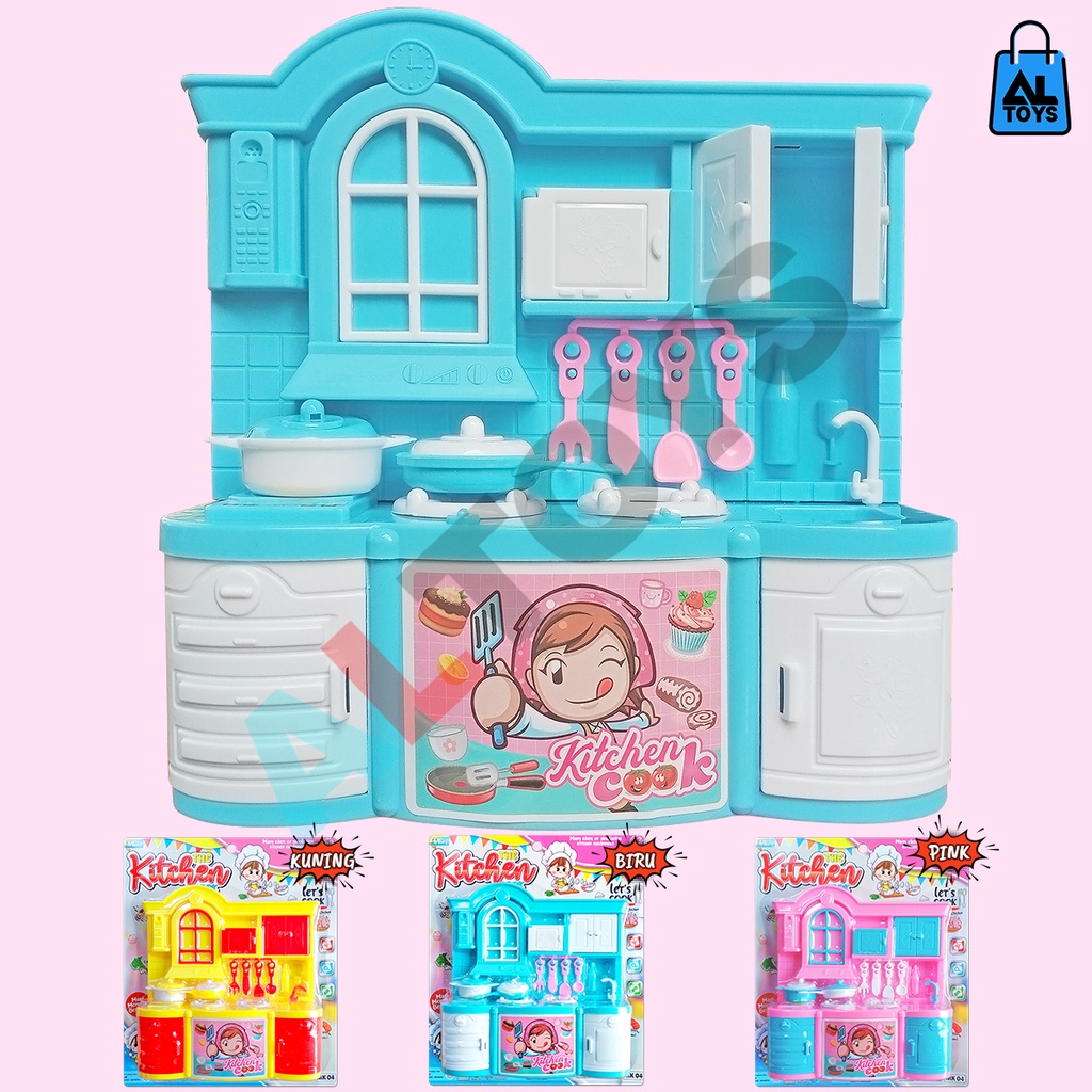 AJ Mainan Dapur Masakan Kitchen Set Wastafel / Kompor / Peralatan Memasak MK04