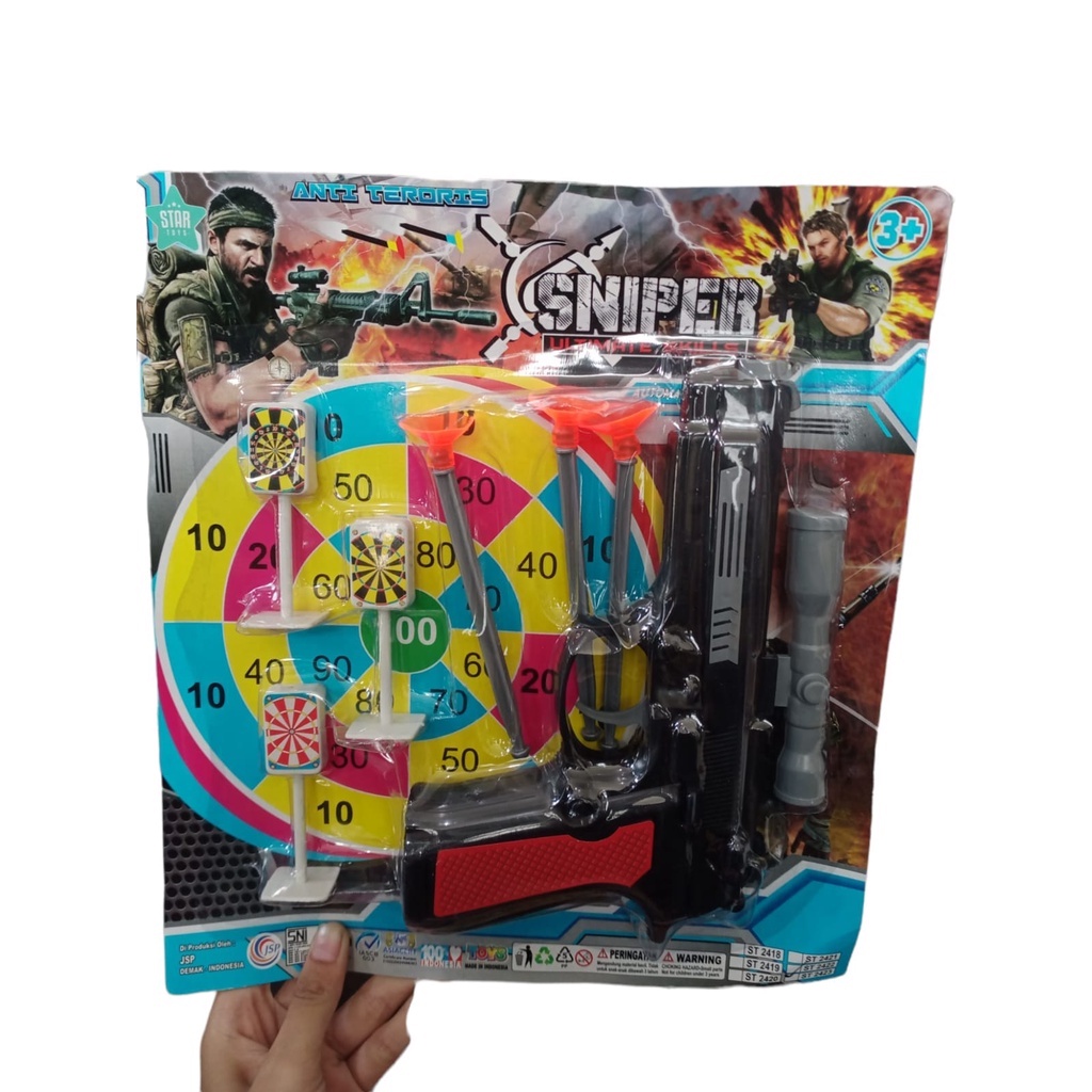Mainan Anak Laki Pistol Peluru Karet Mainan Tembak Tembakan Mainan Edukasi Perang Tembak Mainan Anak Laki SNI