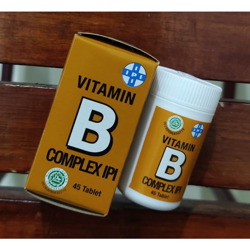 Vitamin B Complek Ipi / Daya Tahan Tubuh / Menjaga Sistem Syaraf / Mencegah Anemia / Jantung