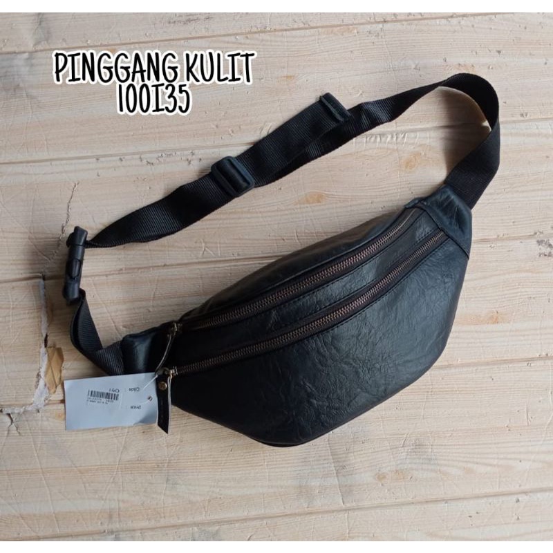 tas pinggang kulit, waist Bag