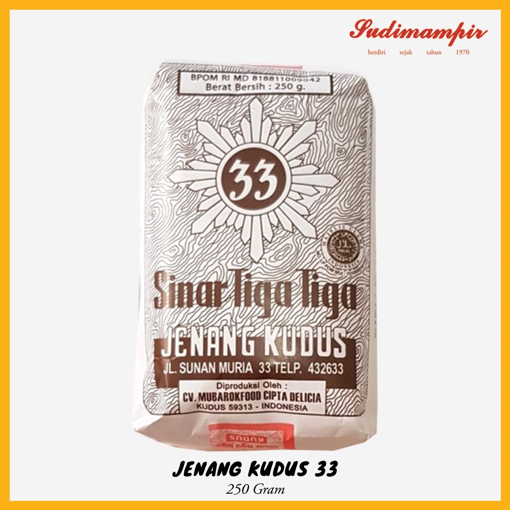 

Jenang Dodol Kudus Sinar Tiga Tiga (250 gram) - Oleh Oleh / Makanan Ringan Surabaya