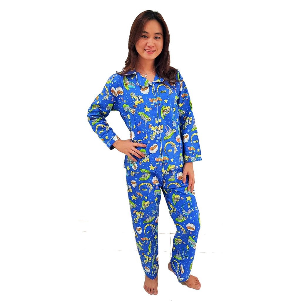 Baju Tidur XXL Piyama Anak Gambar Kartun Tom & Jerry 2 Warna
