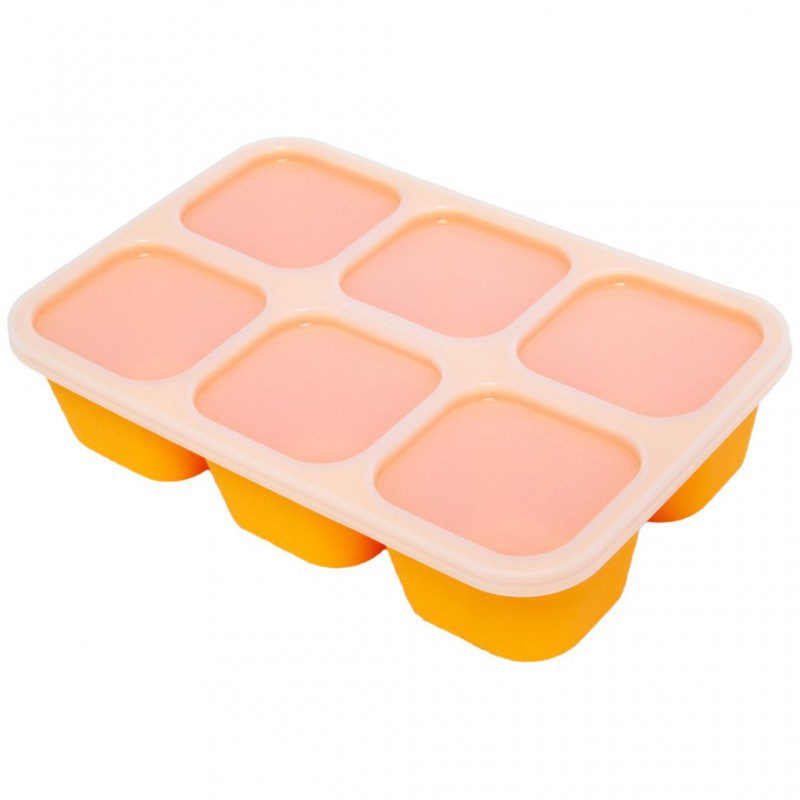 Marcus &amp; Marcus Food Cube Tray - Lola Yellow