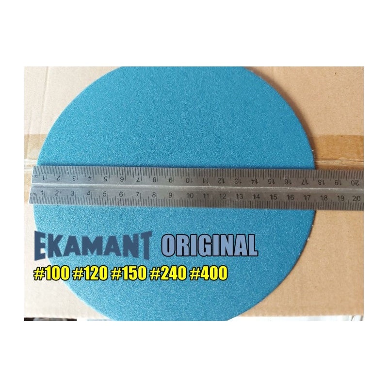 Murah EKAMANT AMPLAS BULAT VELCRO 7 INCH HEAVY DUTY BIRU - 80
