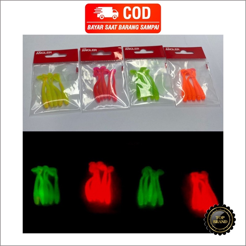 Softlure Padle 5CM Warna Stabilo Glow In The Dark