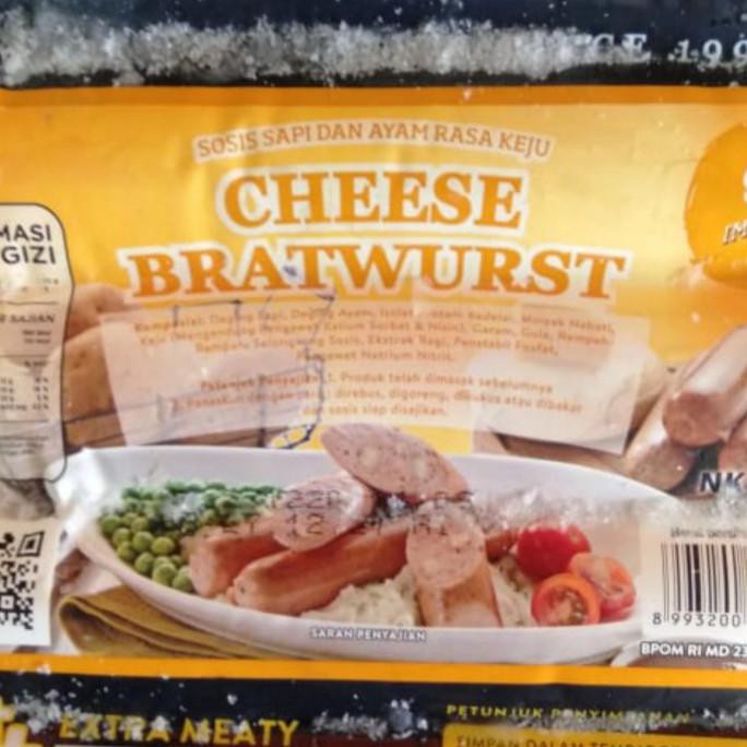 

Sosis Kanzler Cheese Bratwurst Termurah