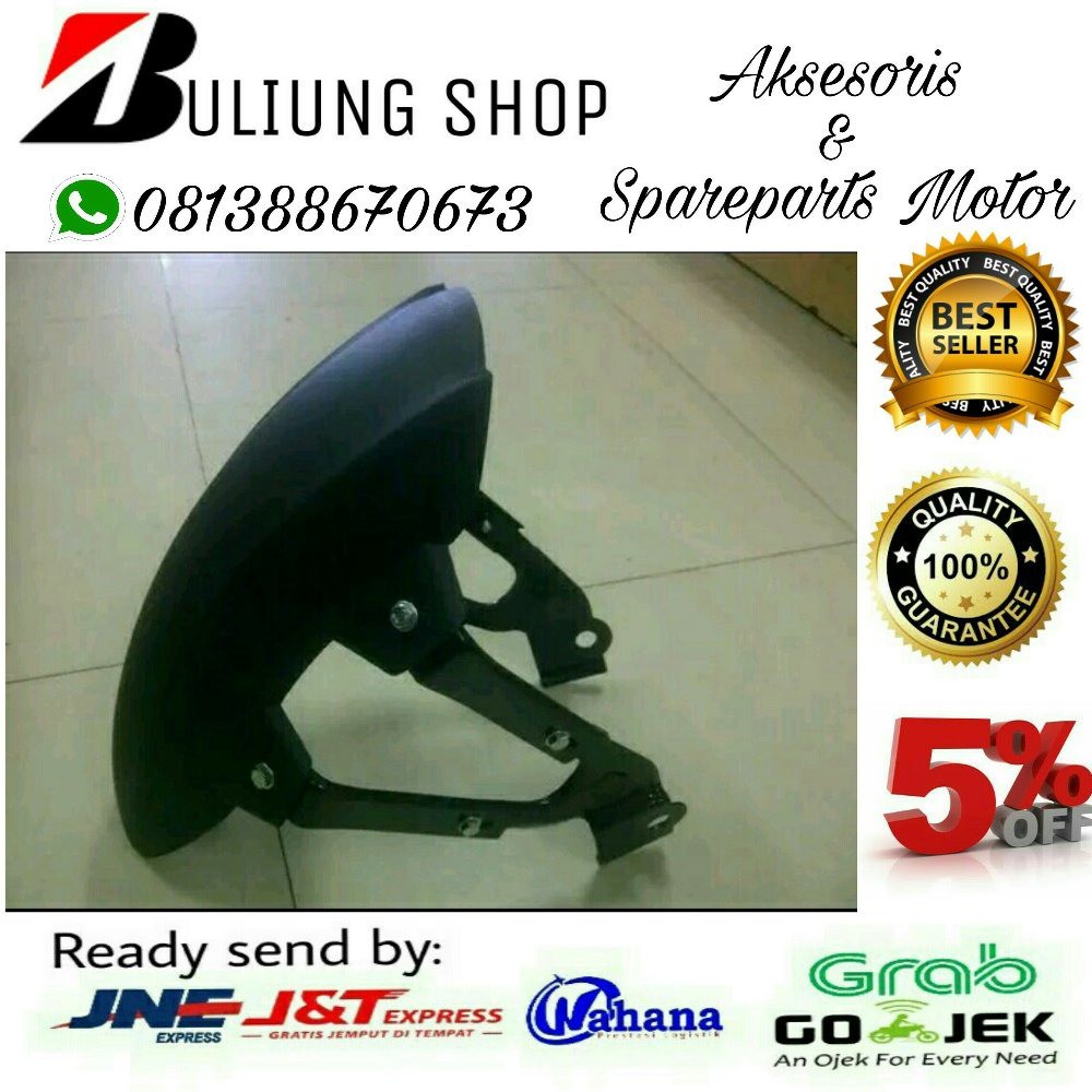 MUD GUARD SPAKBOR BELAKANG VARIASI UNIVERSAL NINJA250 CBR250 R15 R25 VIXION CB150 R AEROX 155