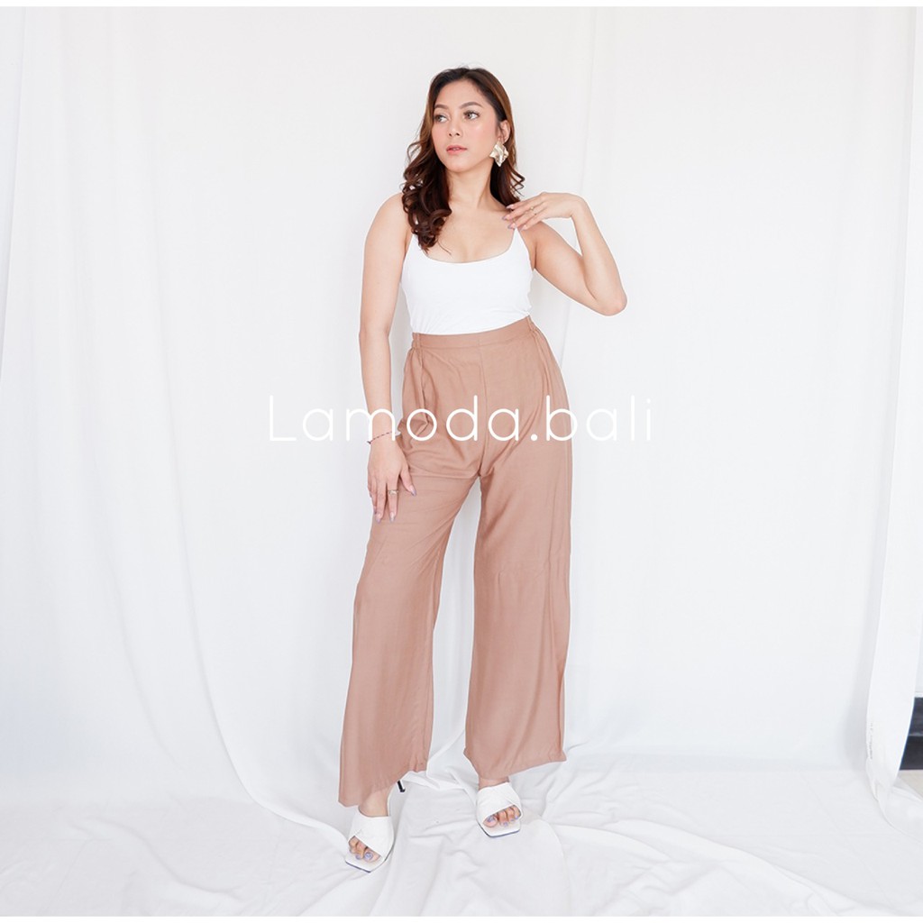 Celana Kulot Polos Panjang Jumbo Bali