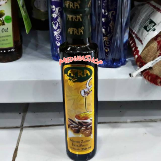 

Minyak Zaitun Afra 250ml Extra Virgin Olive Oil