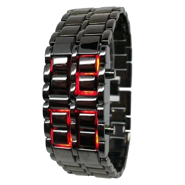 Jam Lampu LED Tokyo Flash JAM LAVA - Watch Iron Samurai Tokyoflash Japanese Fashion