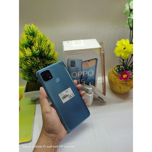 oppo a15 2/32GB fullset original (Second) BEKAS LIKE NEW