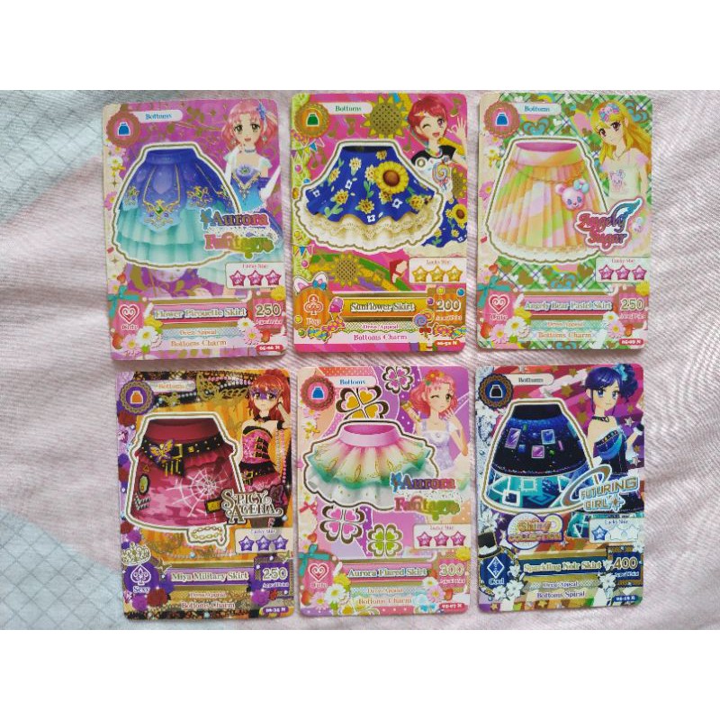 Kartu Aikatsu Asli - Aikatsu Bottom Card