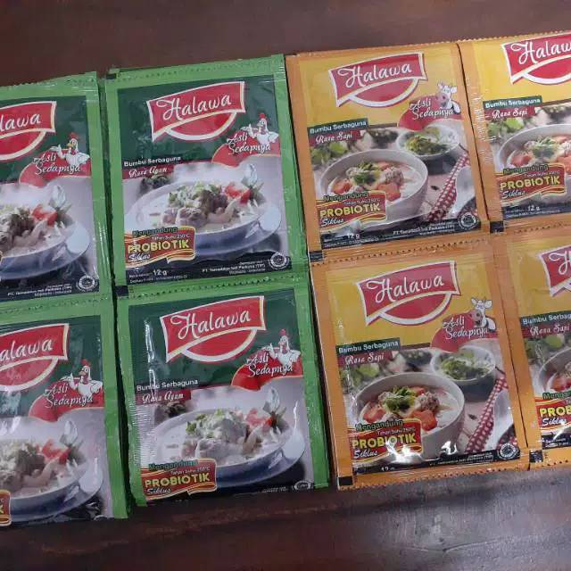 

HALAWA Ayooo beralihlah ke bumbu masakan yang Organik dan mengandung Probiotik