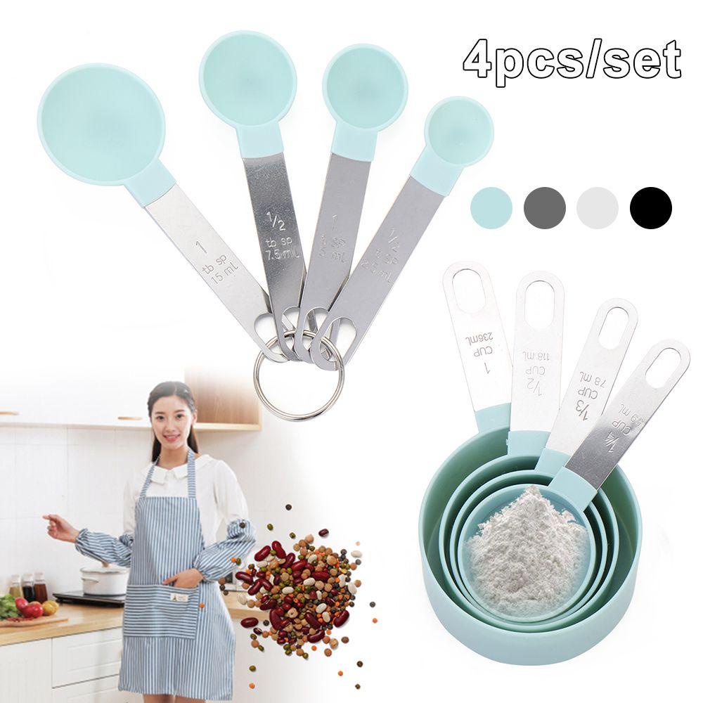 Suyo 4pcs / Set Sendok Takar Tepung Bahan Plastik