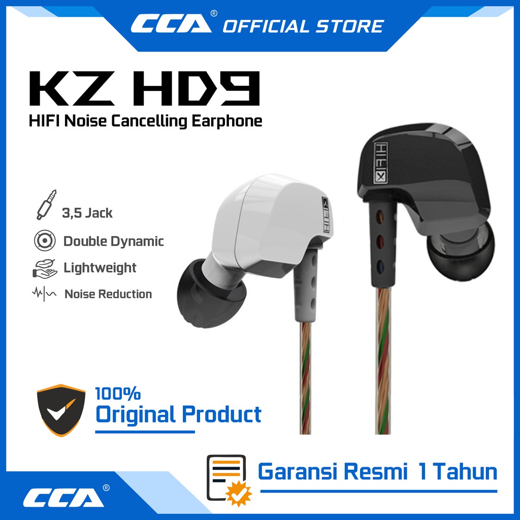 KZ HD9 with Mic 1DD Dynamic Earphone In Ear Monitor