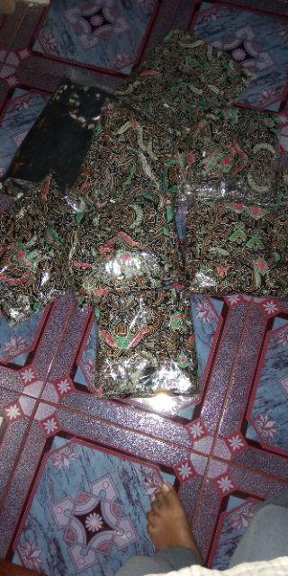 Couple Batik Keluarga Sarimbit Gamis Familly Set Hrb026