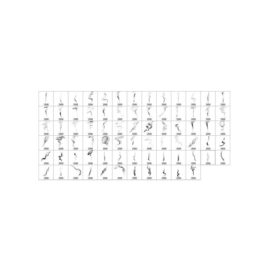 75 Cigarette Smoke - Photoshop Stamp Brushes