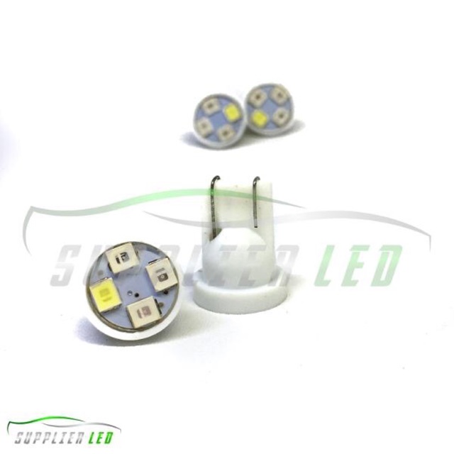 Lampu LED T10 Running 4 Mata RGBW Sein Senja Plat Mundur Universal