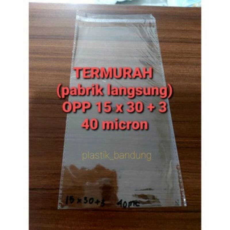 

SR PLASTIK Plastik OPP 15x30 (pabrik langsung)