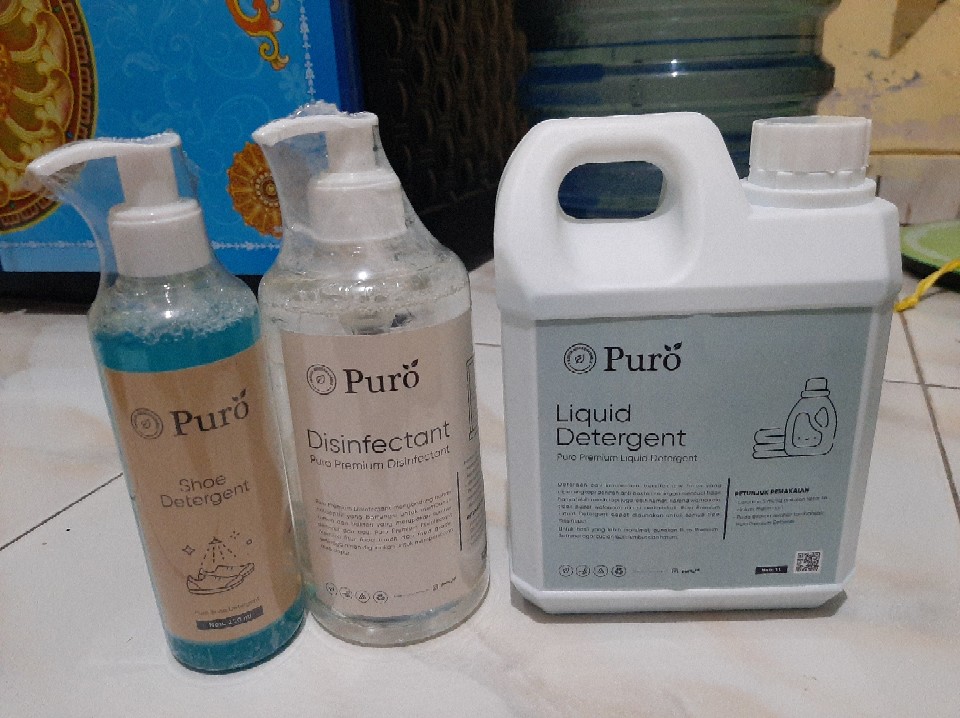 Puro Desinfektan - Penghilang Bau Menyengat, Kuman, Bakteri & Virus