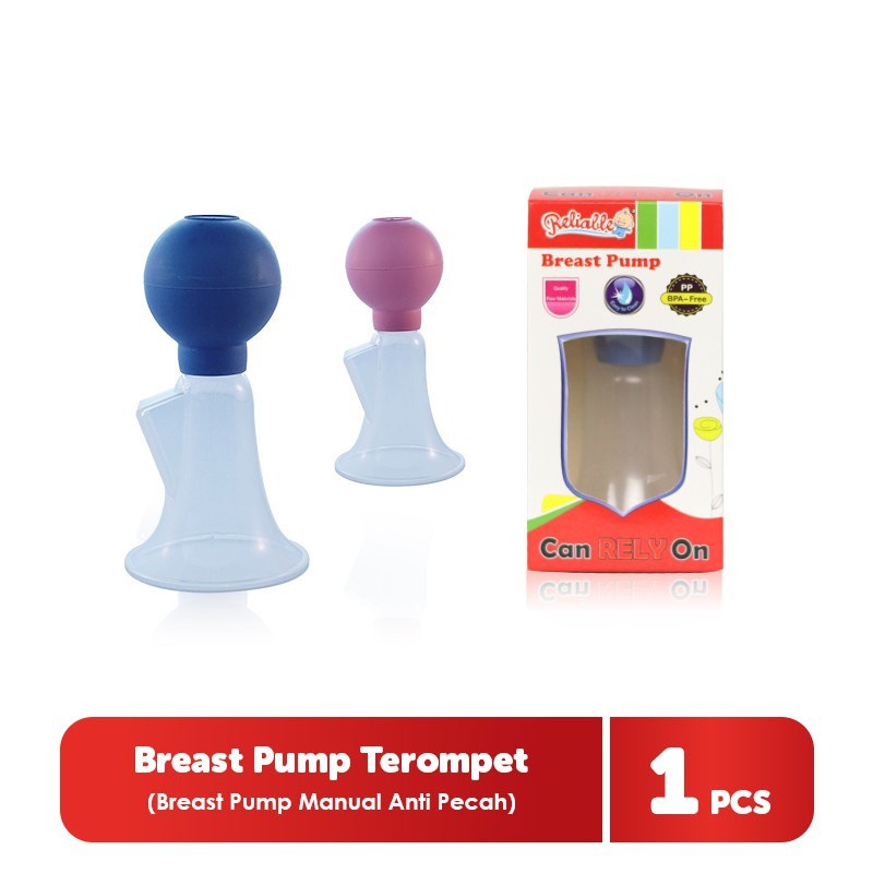 Pompa Asi Breast Pump Manual Real Bubee | Breastpump Powerful Nipple Suction | tutup botol real bubee