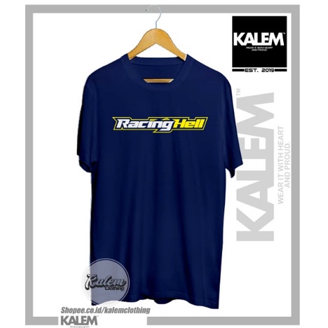 KAOS BAJU RACING HELL SIMPLE KAOS OTOMOTIF RACING-SUGANMILIK