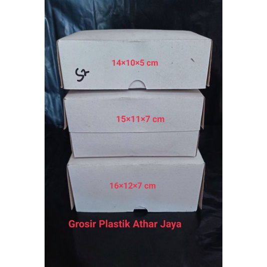 Kotak Snack Polos Murah / Dus Snack Polos / Kotak Snack Murah