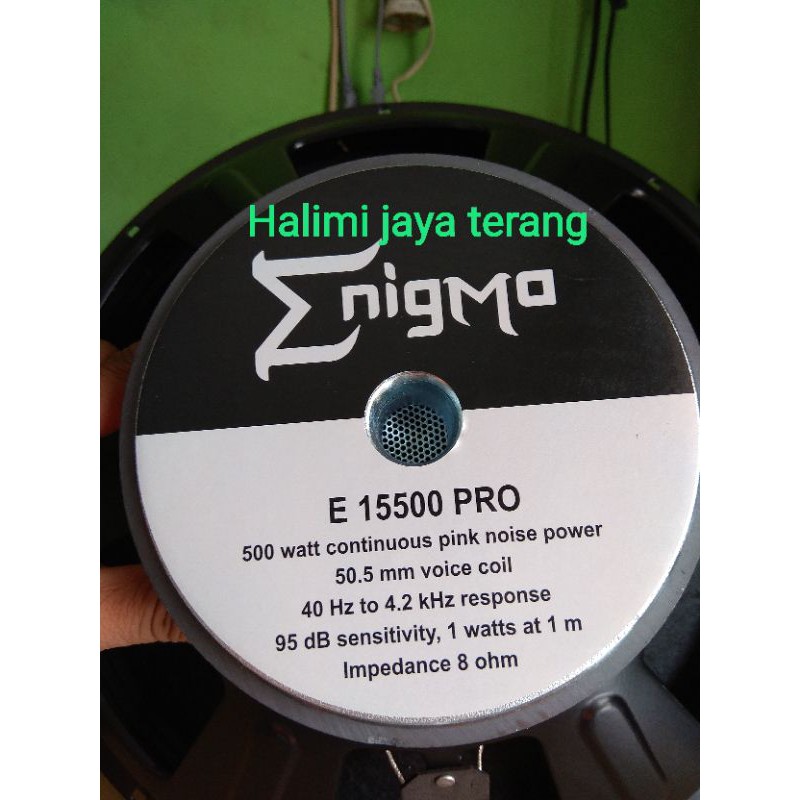 Speaker 15 inch Speaker enigma 15500 midlow