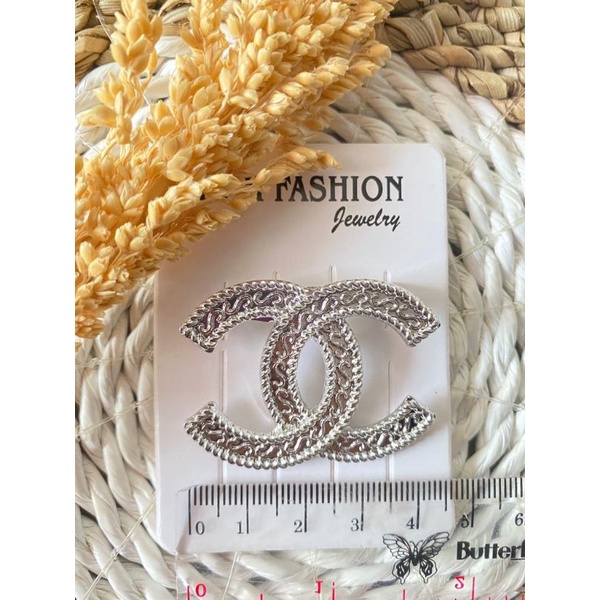 Bros chanel ,( Bisa COD) bross channel, bros channel, bross hijab , bross bahu, bros chanel-CHN T Silver