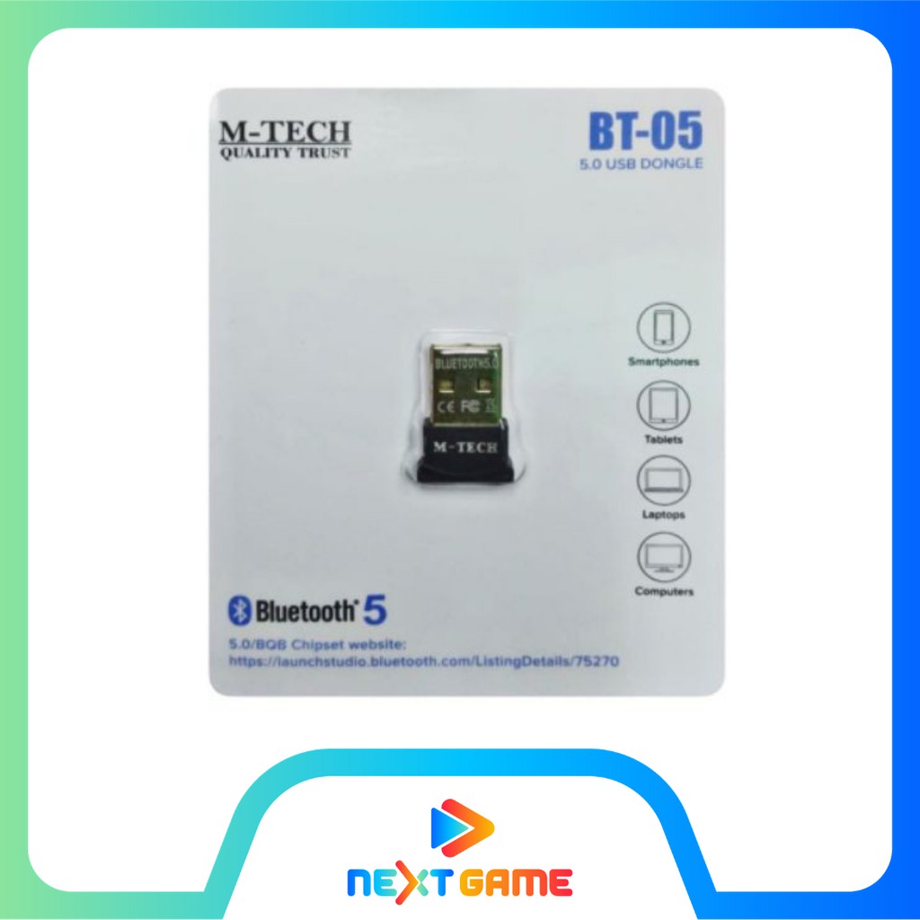 M-Tech Bluetooth Versi 5 Original USB Adapter