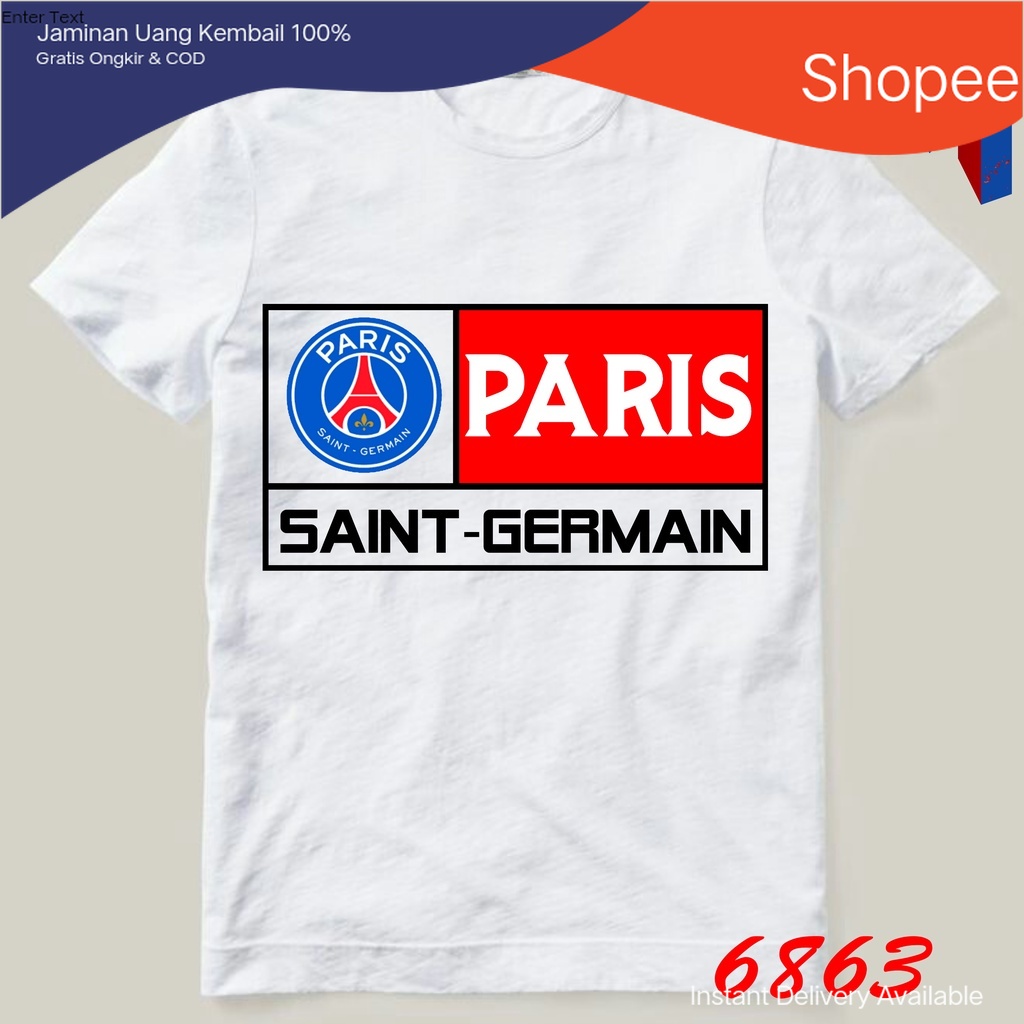 Baku kaos pria dewasa psg paris saint germain home away distro katun premium custom 2021 2022 2023