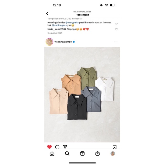 Billie Shirt WearingKlamby