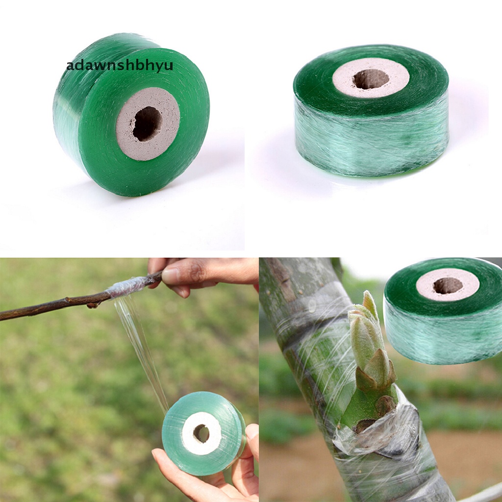 Adawnshbhyu 2cm*100m Grafting Tape Stretchable Self-adhesive Untuk Bibit Pohon Taman