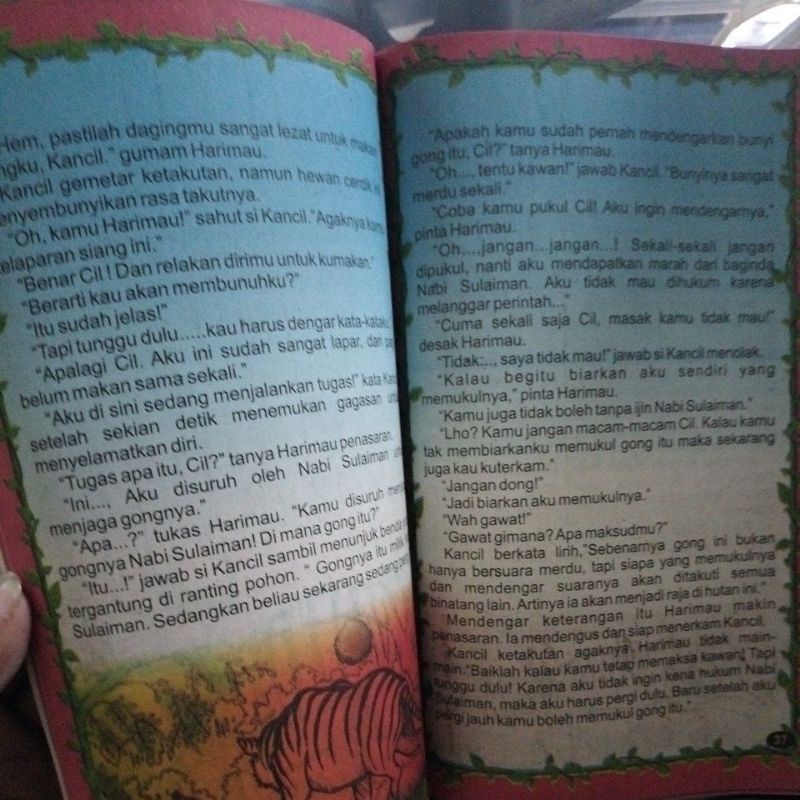 buku kumpulan dongeng si kancil  128 halaman (15×25cm)