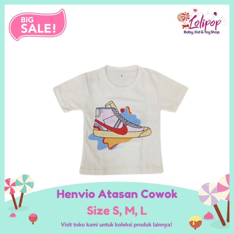 KAOS ANAK - HENVIO ATASAN KAOS COWOK