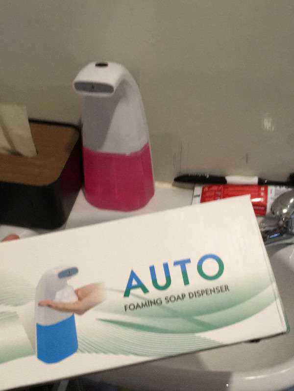 Dispenser Sabun Foam Otomatis Cuci Tangan Sensor Infrared Tempat Sabun