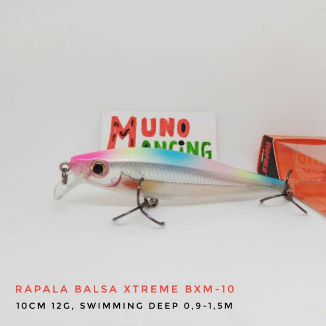 Minnow Rapala Balsa Xtreme BXM-10 FCD