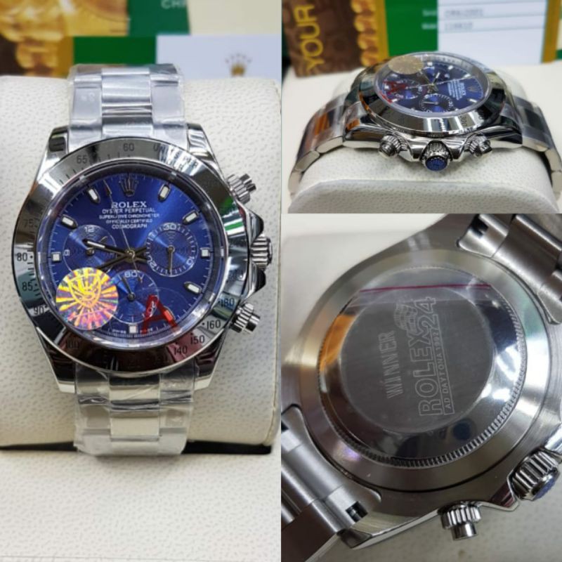 JAM TANGAN COWOK ROLEX DAYTONA CHRONOGRAFE SUPER PREMIUM AAA