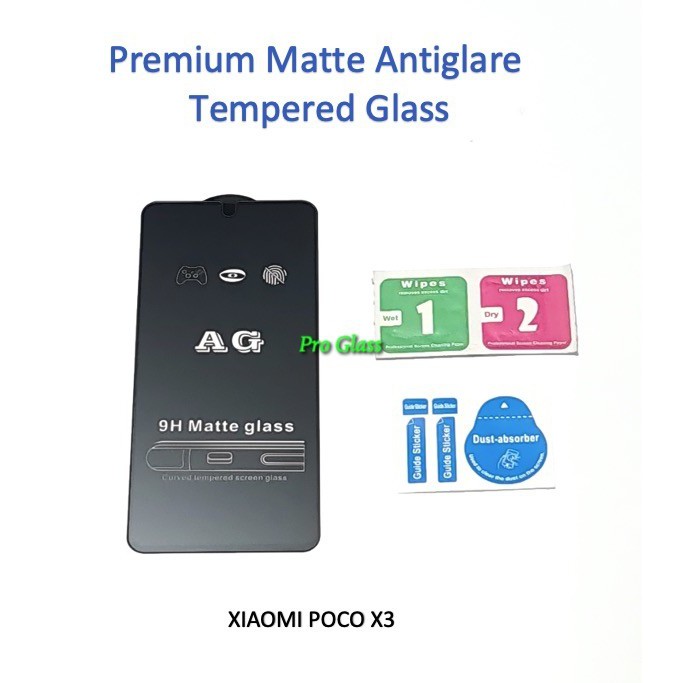 Xiaomi POCO X3 / X3 PRO FULL ANTI GLARE / DOFF Premium Tempered Glass