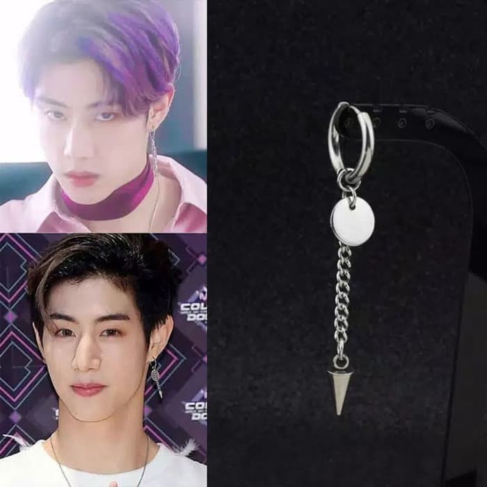 TEE0460 - Anting TUSUK Tindik Pria Wanita Kpop Korea BTS EXO GOT7