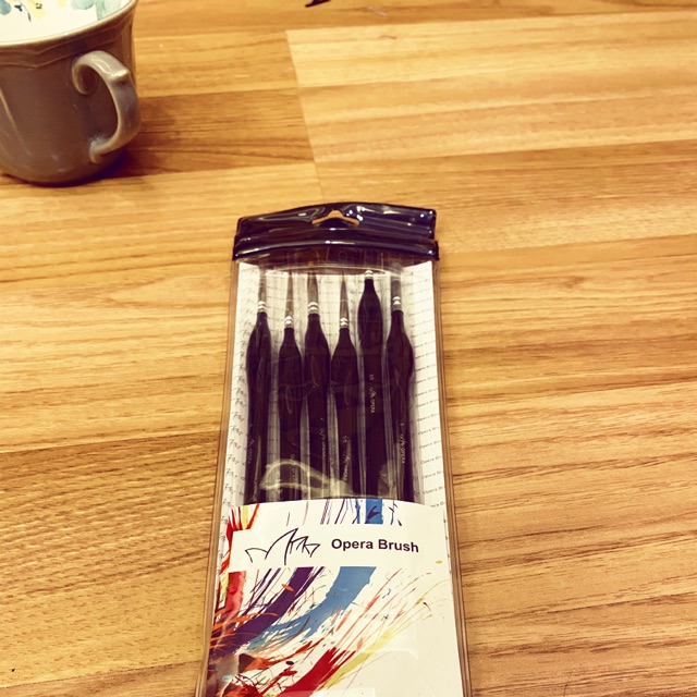

Opera Micro Paint Brush Set of 6 . Special Handle