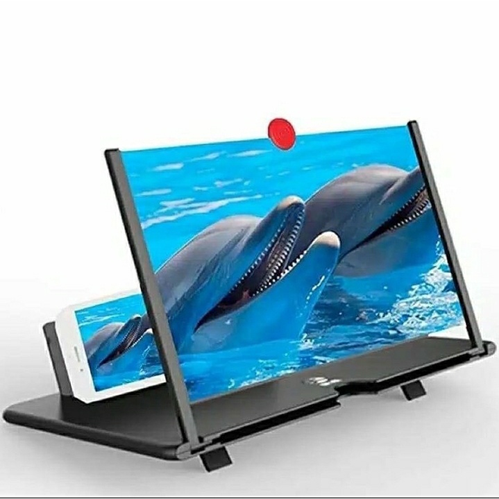 Lensa Pembesar Proyeksi Layar HP 3D Kaca Pembesar Layar Hp Streaming